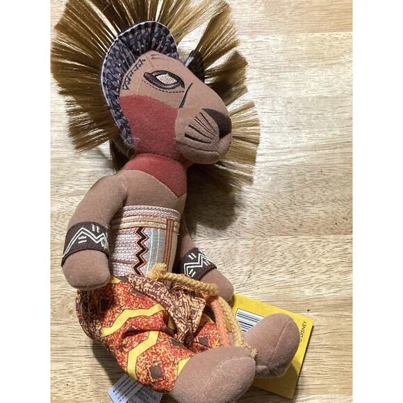 The Lion King Broadway Musical Simba Lion Plush Stuffed Animal Toy Disney 12” - Picture 2 of 6